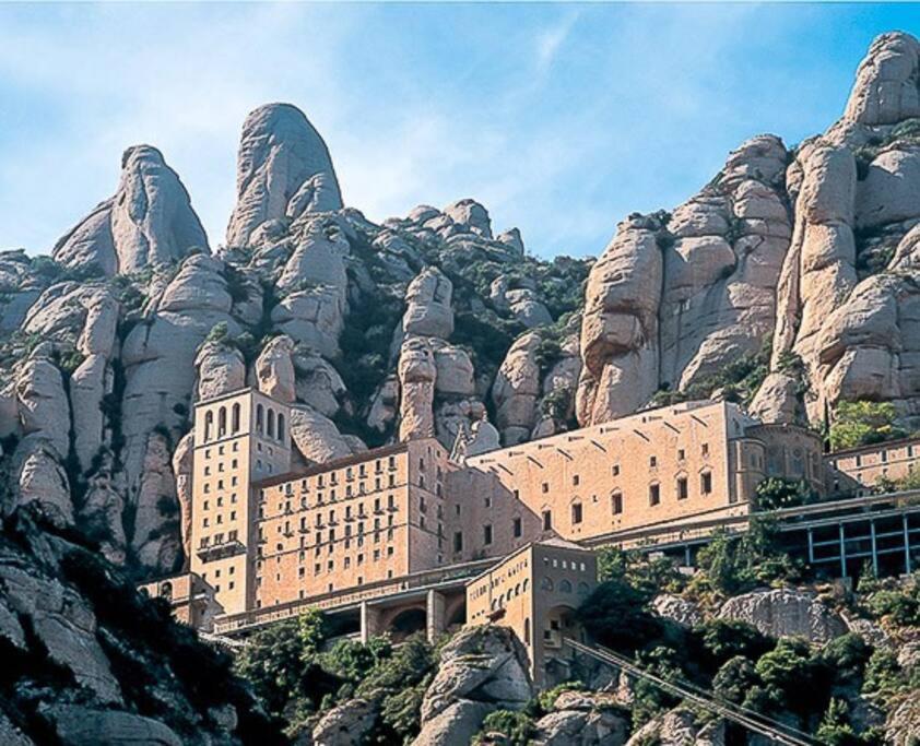 Piso En El Centro De Monistrol De Montserrat Eksteriør billede